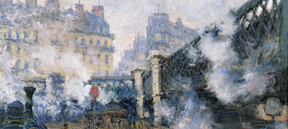 Monet, Le Pont de l'Europe, gare Saint-Lazare, 1877, copyright musée Marmottan Monet et Bridgeman Art Library
